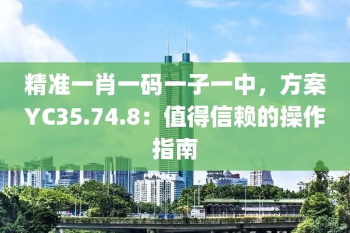 精准一肖一码一子一中，方案YC35.74.8：值得信赖的操作指南