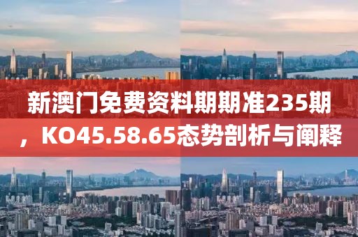 新澳门免费资料期期准235期，KO45.58.65态势剖析与阐释