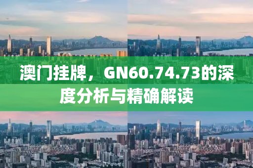 澳门挂牌，GN60.74.73的深度分析与精确解读