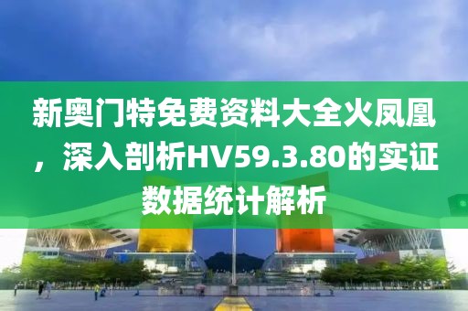 新奥门特免费资料大全火凤凰，深入剖析HV59.3.80的实证数据统计解析