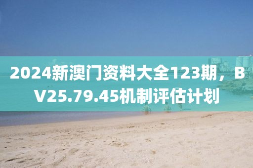 2024新澳门资料大全123期，BV25.79.45机制评估计划