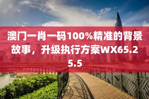 澳门一肖一码100%精准的背景故事，升级执行方案WX65.25.5