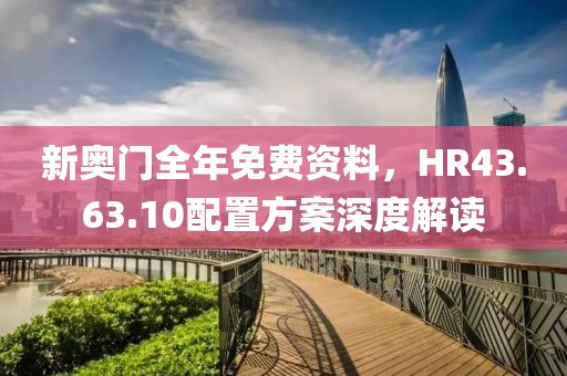 新奥门全年免费资料，HR43.63.10配置方案深度解读