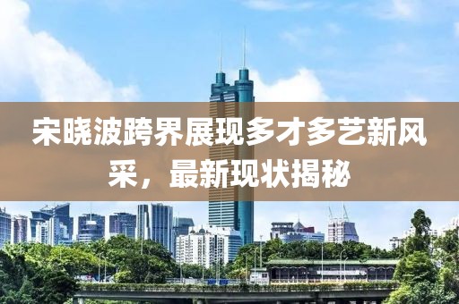 宋晓波跨界展现多才多艺新风采，最新现状揭秘