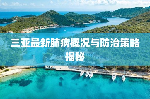 三亚最新肺病概况与防治策略揭秘