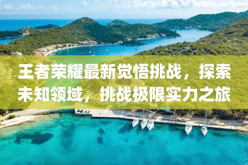 王者荣耀最新觉悟挑战，探索未知领域，挑战极限实力之旅