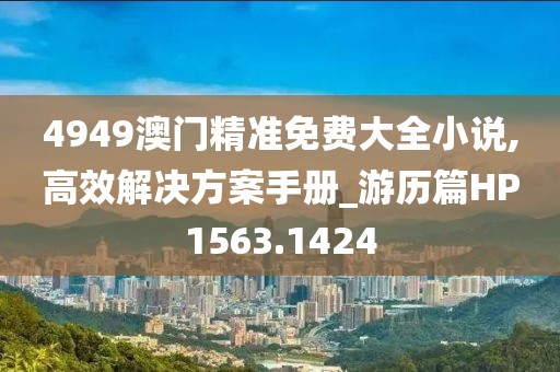 4949澳门精准免费大全小说,高效解决方案手册_游历篇HP1563.1424