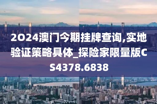2O24澳门今期挂牌查询,实地验证策略具体_探险家限量版CS4378.6838
