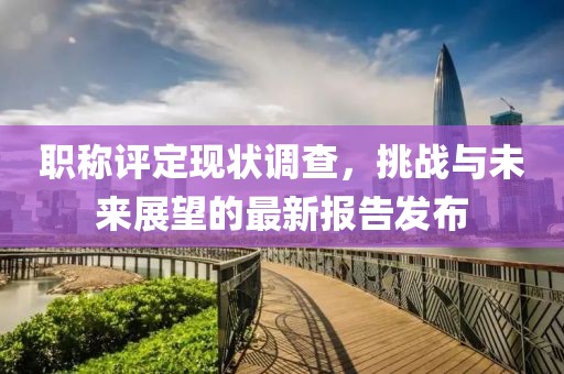 职称评定现状调查，挑战与未来展望的最新报告发布