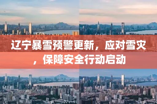 辽宁暴雪预警更新，应对雪灾，保障安全行动启动