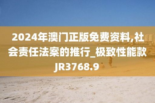 2024年澳门正版免费资料,社会责任法案的推行_极致性能款JR3768.9
