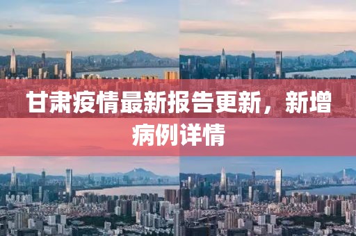 甘肃疫情最新报告更新，新增病例详情