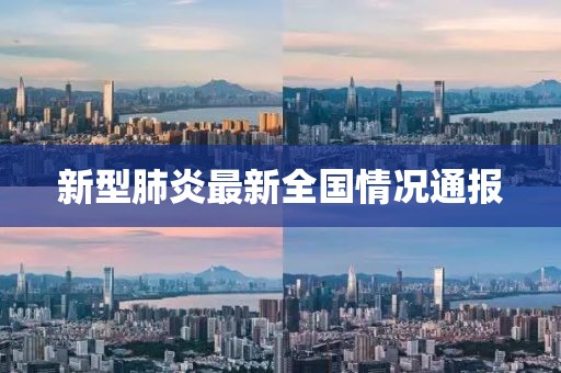 新型肺炎最新全国情况通报
