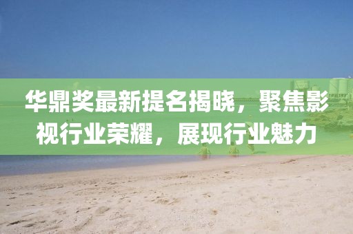 华鼎奖最新提名揭晓，聚焦影视行业荣耀，展现行业魅力