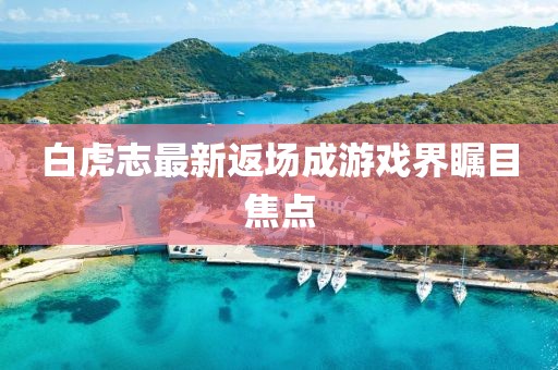白虎志最新返场成游戏界瞩目焦点