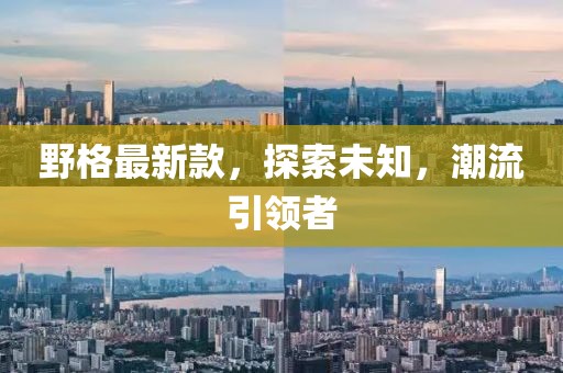 野格最新款，探索未知，潮流引领者