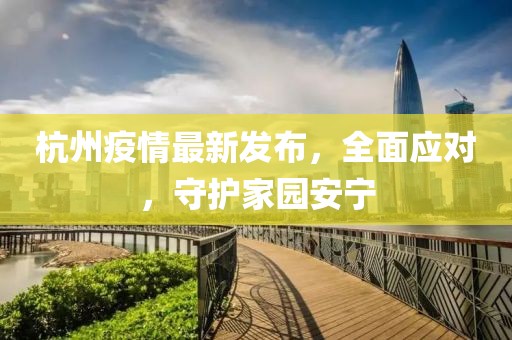 杭州疫情最新发布，全面应对，守护家园安宁