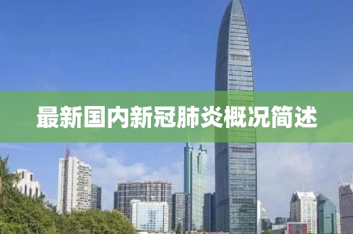 最新国内新冠肺炎概况简述