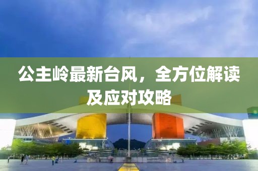 公主岭最新台风，全方位解读及应对攻略