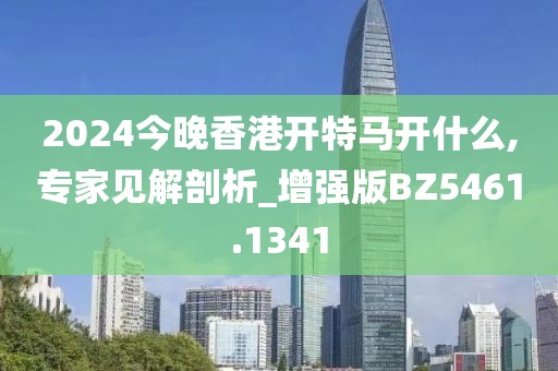 2024今晚香港开特马开什么,专家见解剖析_增强版BZ5461.1341