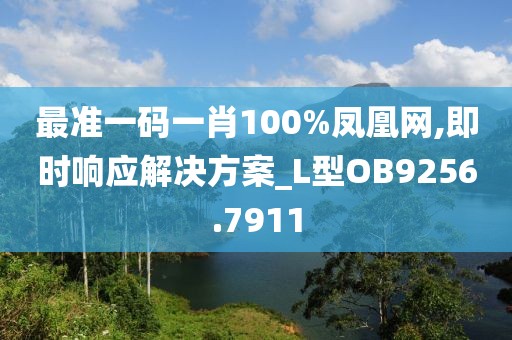 最准一码一肖100%凤凰网,即时响应解决方案_L型OB9256.7911