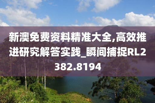 新澳免费资料精准大全,高效推进研究解答实践_瞬间捕捉RL2382.8194