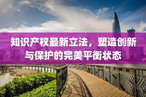 知识产权最新立法，塑造创新与保护的完美平衡状态