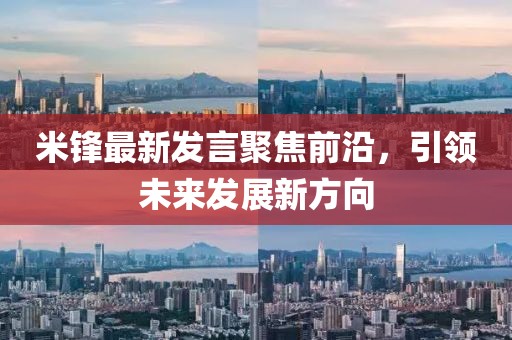米锋最新发言聚焦前沿，引领未来发展新方向