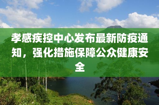 孝感疾控中心发布最新防疫通知，强化措施保障公众健康安全