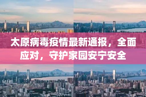 太原病毒疫情最新通报，全面应对，守护家园安宁安全