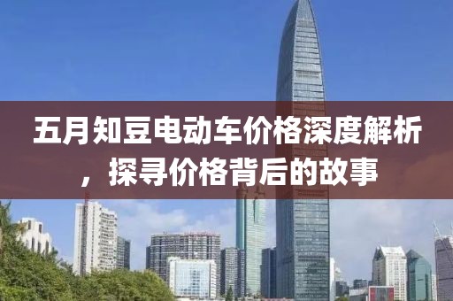 五月知豆电动车价格深度解析，探寻价格背后的故事