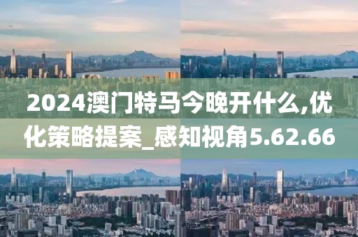 2024澳门特马今晚开什么,优化策略提案_感知视角5.62.66