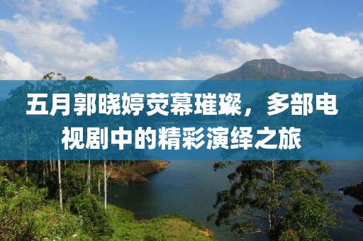 五月郭晓婷荧幕璀璨，多部电视剧中的精彩演绎之旅