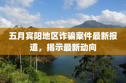 五月宾阳地区诈骗案件最新报道，揭示最新动向