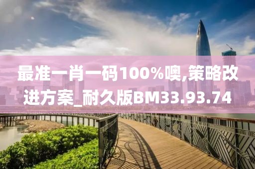 最准一肖一码100%噢,策略改进方案_耐久版BM33.93.74