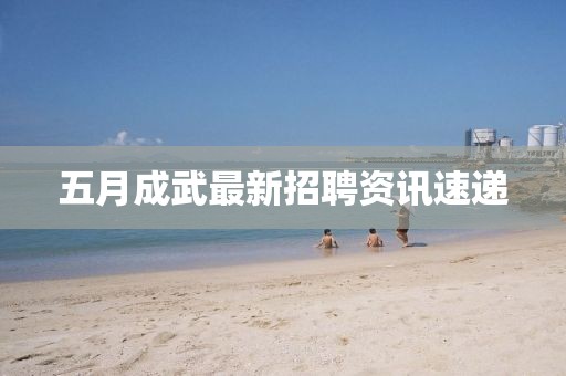 五月成武最新招聘资讯速递