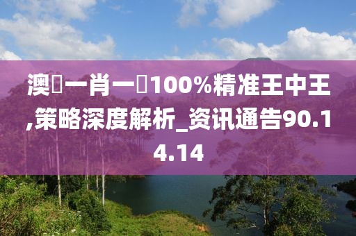 澳門一肖一碼100%精准王中王,策略深度解析_资讯通告90.14.14
