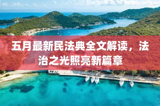 五月最新民法典全文解读，法治之光照亮新篇章