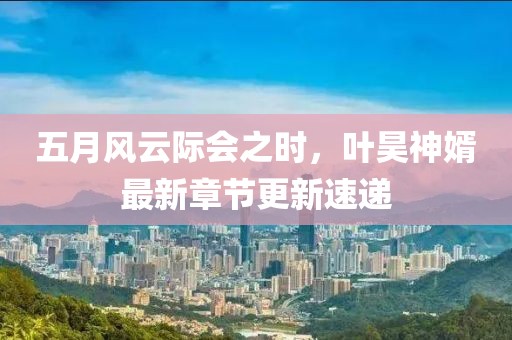 五月风云际会之时，叶昊神婿最新章节更新速递