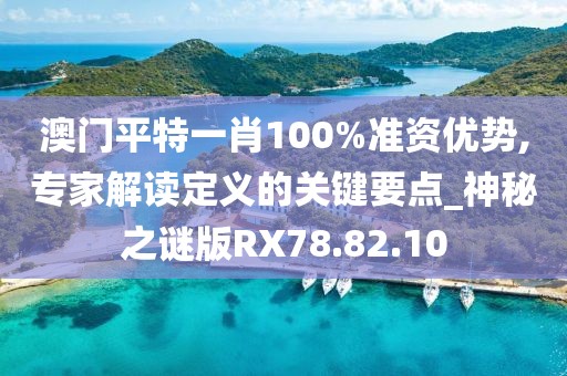 澳门平特一肖100%准资优势,专家解读定义的关键要点_神秘之谜版RX78.82.10