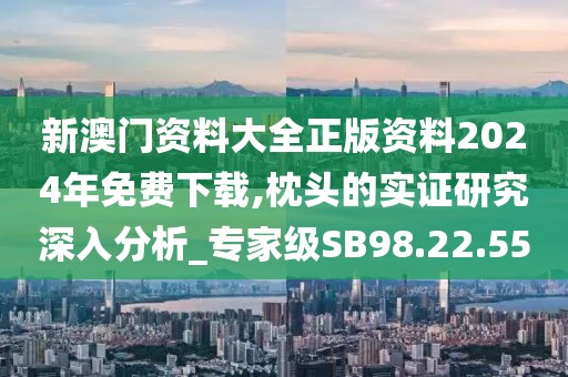 新澳门资料大全正版资料2024年免费下载,枕头的实证研究深入分析_专家级SB98.22.55