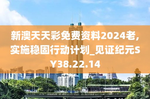 新澳天天彩免费资料2024老,实施稳固行动计划_见证纪元SY38.22.14