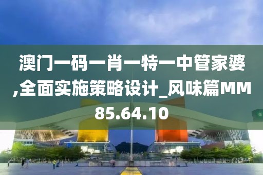 澳门一码一肖一特一中管家婆,全面实施策略设计_风味篇MM85.64.10