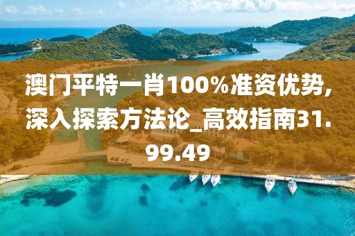 澳门平特一肖100%准资优势,深入探索方法论_高效指南31.99.49