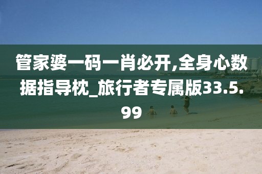 管家婆一码一肖必开,全身心数据指导枕_旅行者专属版33.5.99