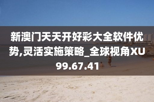 新澳门天天开好彩大全软件优势,灵活实施策略_全球视角XU99.67.41