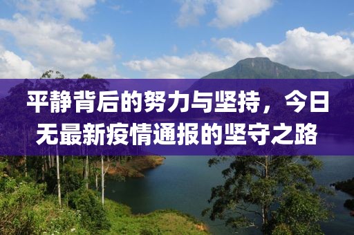 平静背后的努力与坚持，今日无最新疫情通报的坚守之路