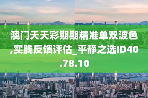 澳门天天彩期期精准单双波色,实践反馈评估_平静之选ID40.78.10