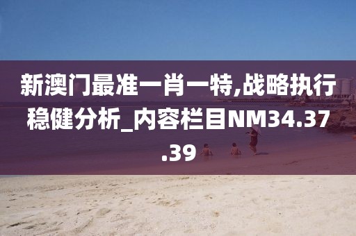 新澳门最准一肖一特,战略执行稳健分析_内容栏目NM34.37.39