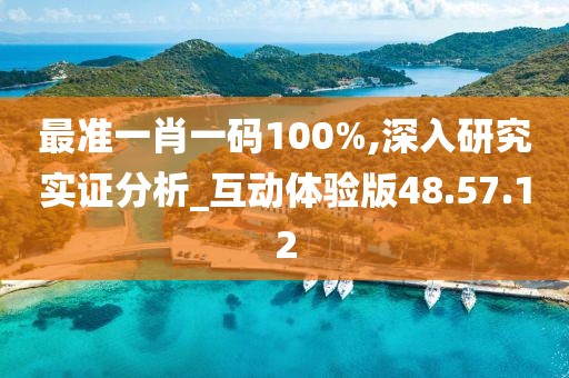 最准一肖一码100%,深入研究实证分析_互动体验版48.57.12